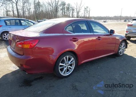 2006 Lexus Is 250 from USA, damaged, VIN JTHBK262062018517